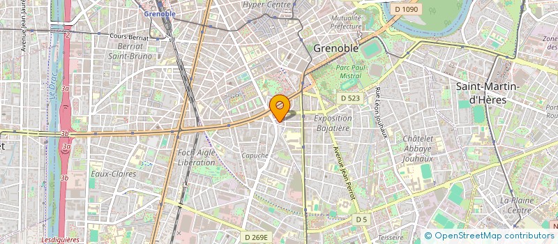 localisation de l'entreprise MONSIEUR JOSEPH LYARD à GRENOBLE