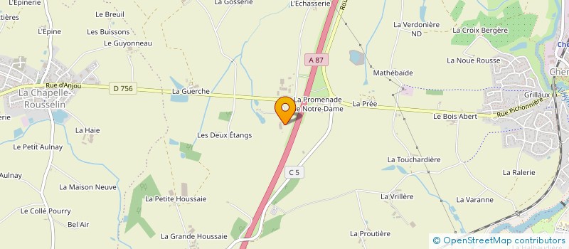 localisation de l'entreprise MONSIEUR JOSEPH MABIT  CHEMILLE-EN-ANJOU