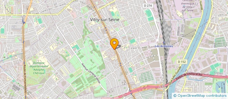 localisation de l'entreprise MONSIEUR JOSEPH MADAR à VITRY-SUR-SEINE