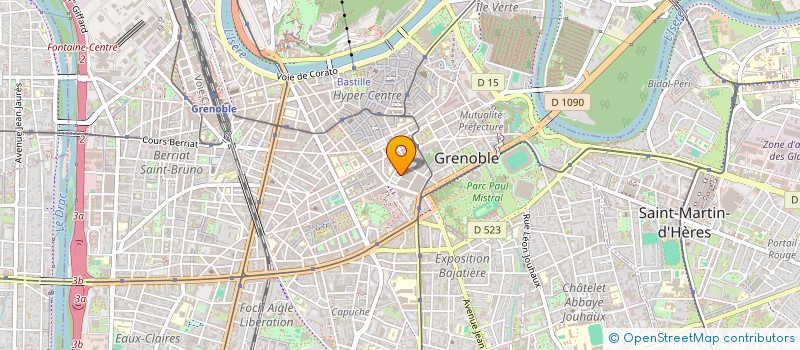 localisation de l'entreprise MONSIEUR JOSEPH MAGNON-PUJO à GRENOBLE