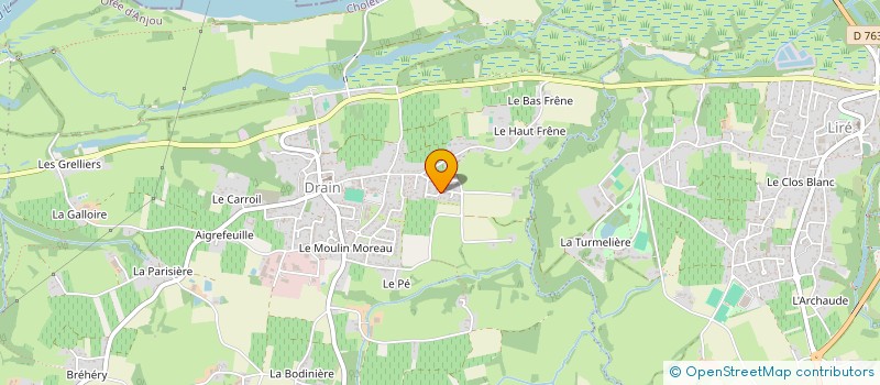 localisation de l'entreprise MONSIEUR JOSEPH MAINGUY  OREE-D'ANJOU