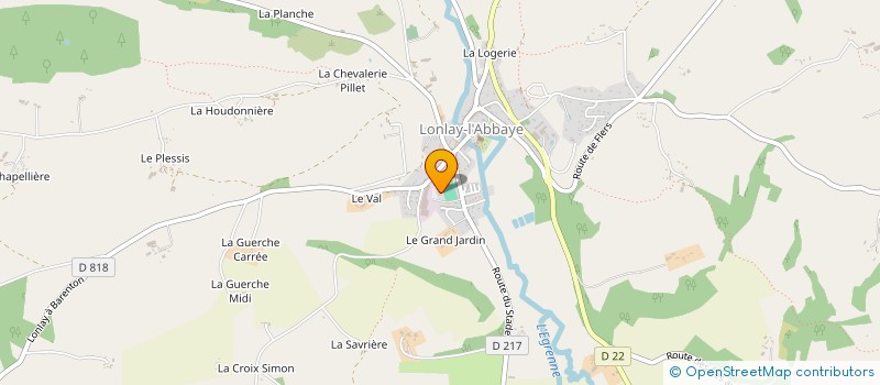 localisation de l'entreprise MONSIEUR JOSEPH MAISSIN à LONLAY-L'ABBAYE