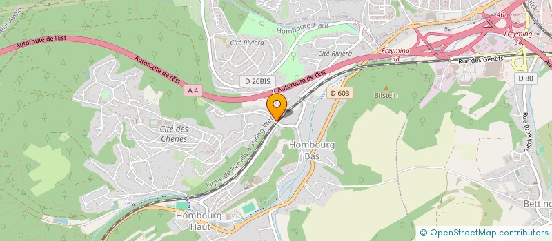 localisation de l'entreprise MONSIEUR JOSEPH MALLICA  HOMBOURG-HAUT