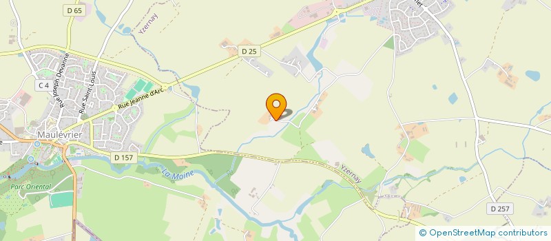 localisation de l'entreprise MONSIEUR JOSEPH MANCEAU  YZERNAY