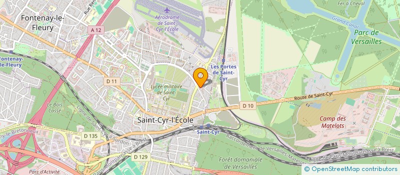 localisation de l'entreprise MONSIEUR JOSEPH MANGALA  SAINT-CYR-L'ECOLE