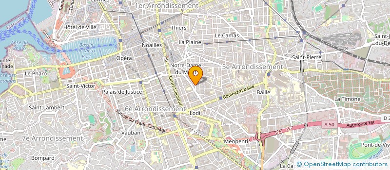 localisation de l'entreprise MONSIEUR JOSEPH MANGIANTINI à MARSEILLE