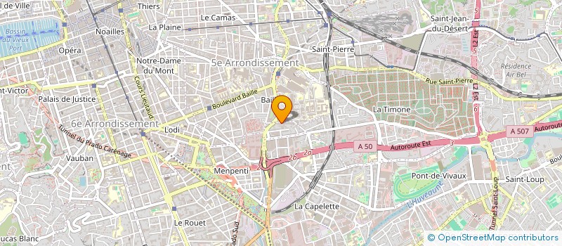 localisation de l'entreprise MONSIEUR JOSEPH MANOTTE à MARSEILLE
