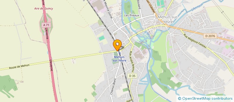 localisation de l'entreprise MONSIEUR JOSEPH MANUEL DE ARAUJO  MEHUN-SUR-YEVRE