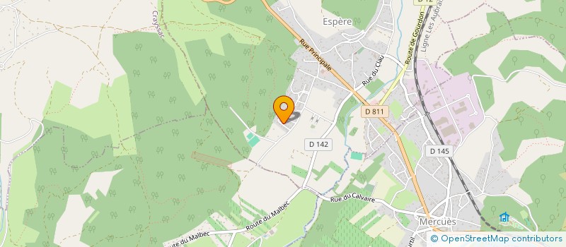 localisation de l'entreprise MONSIEUR JOSEPH MANUEL GOMES  ESPERE