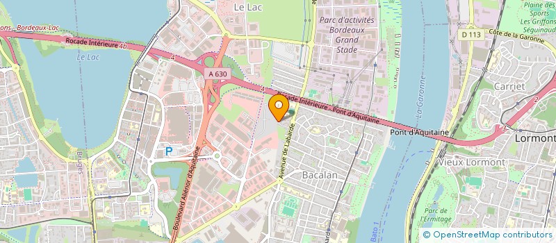 localisation de l'entreprise MONSIEUR JOSEPH MARAND  BORDEAUX