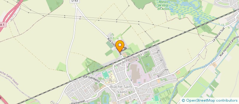 localisation de l'entreprise MONSIEUR JOSEPH MARCZYSZYN  BIACHE-SAINT-VAAST