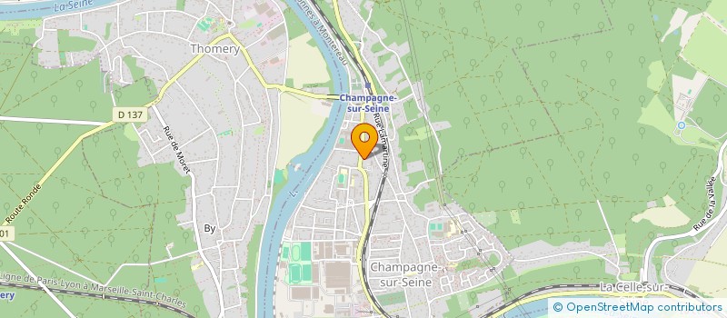 localisation de l'entreprise MONSIEUR JOSEPH MARIANO  CHAMPAGNE-SUR-SEINE