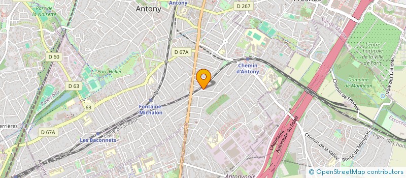 localisation de l'entreprise MONSIEUR JOSEPH MARTIN à ANTONY