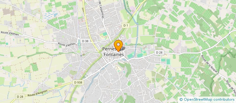 localisation de l'entreprise MONSIEUR JOSEPH MARTIN  PERNES-LES-FONTAINES