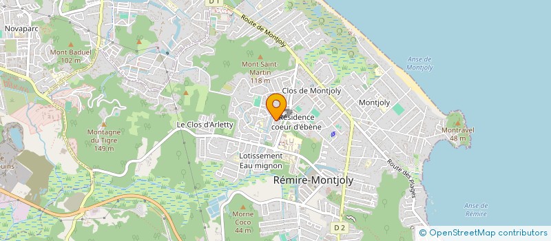 localisation de l'entreprise MONSIEUR JOSEPH MARTIN à REMIRE-MONTJOLY