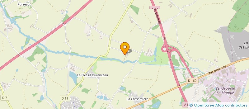 localisation de l'entreprise MONSIEUR JOSEPH MARTINEAU  ESSARTS-EN-BOCAGE