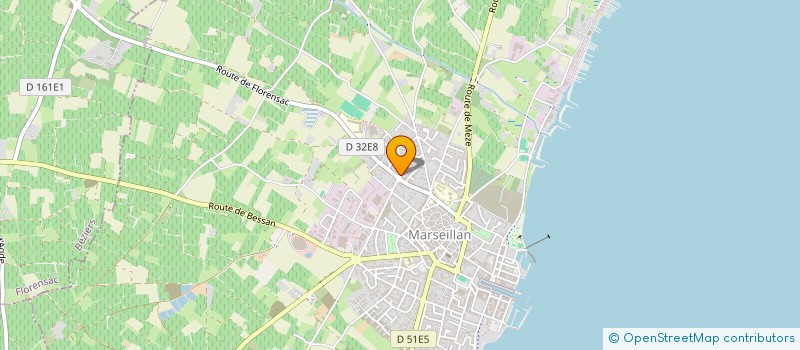localisation de l'entreprise MONSIEUR JOSEPH MARTINEZ à MARSEILLAN