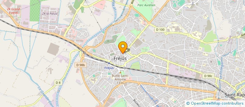 localisation de l'entreprise MONSIEUR JOSEPH MARTINEZ à FREJUS