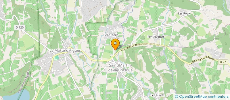 localisation de l'entreprise MONSIEUR JOSEPH MARTINEZ  SAINT-MARTIN-DE-LA-BRASQUE