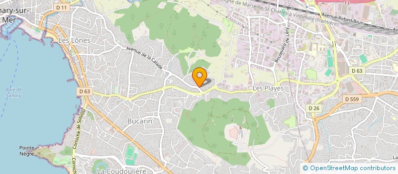 localisation de l'entreprise MONSIEUR JOSEPH MARTINEZ à SIX-FOURS-LES-PLAGES