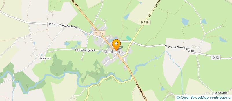 localisation de l'entreprise MONSIEUR JOSEPH MARTON  SAULGE