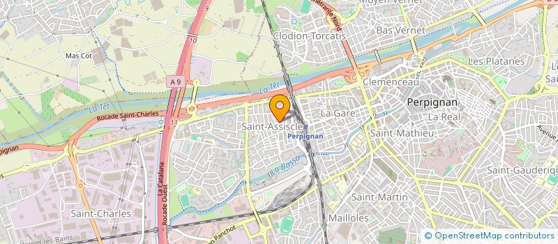localisation de l'entreprise MONSIEUR JOSEPH MARTY  PERPIGNAN
