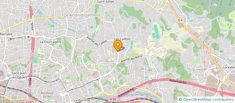 localisation de l'entreprise MONSIEUR JOSEPH MATEO à MARSEILLE