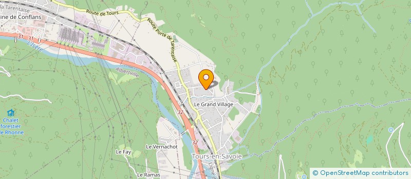 localisation de l'entreprise MONSIEUR JOSEPH MATHEX  TOURS-EN-SAVOIE