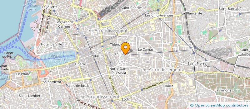 localisation de l'entreprise MONSIEUR JOSEPH MATHIEUX à MARSEILLE