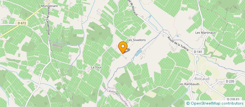 localisation de l'entreprise MONSIEUR JOSEPH MATSON  PORT-SAINTE-FOY-ET-PONCHAPT