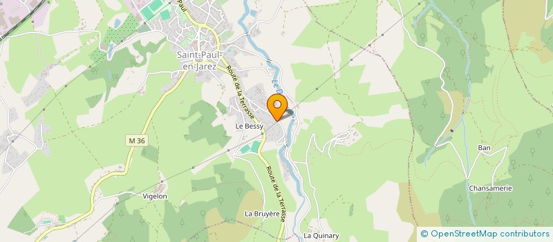 localisation de l'entreprise MONSIEUR JOSEPH MATTALIANO  SAINT-PAUL-EN-JAREZ