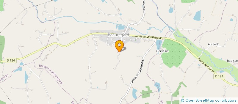 localisation de l'entreprise MONSIEUR JOSEPH MATZ  BOUDY-DE-BEAUREGARD