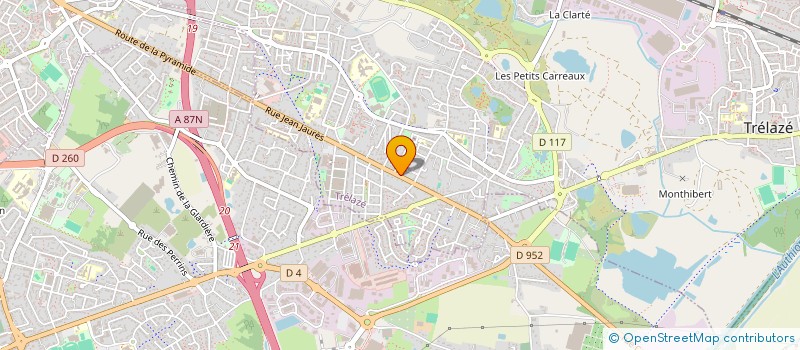 localisation de l'entreprise MONSIEUR JOSEPH MAUGET  TRELAZE