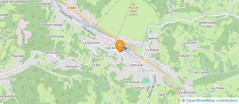 localisation de l'entreprise MONSIEUR JOSEPH MAURIELLO  FIRMI