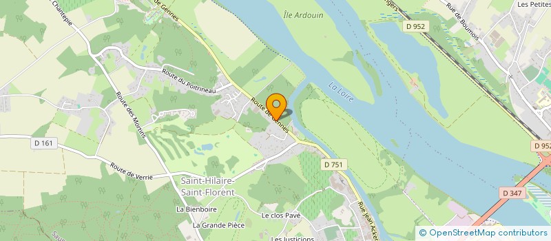 localisation de l'entreprise MONSIEUR JOSEPH MAURIES-DEVIQ  SAUMUR