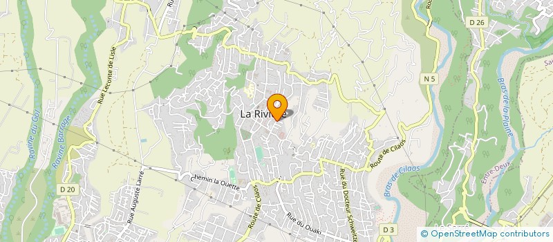 localisation de l'entreprise MONSIEUR JOSEPH MAXIMIN ADRAS  SAINT-LOUIS