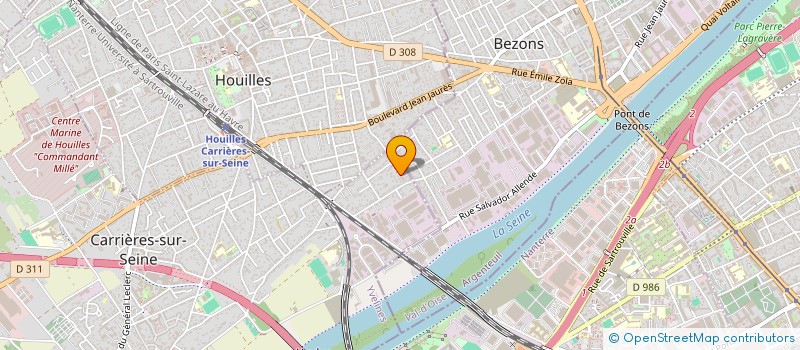 localisation de l'entreprise MONSIEUR JOSEPH MAYER  CARRIERES SUR SEINE