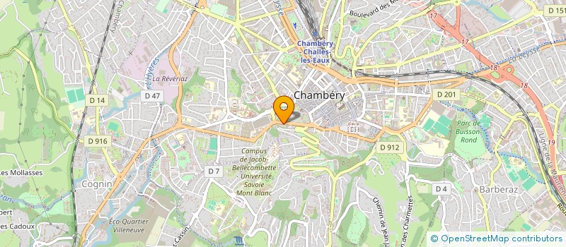 localisation de l'entreprise MONSIEUR JOSEPH MBARA BUKUKA  CHAMBERY