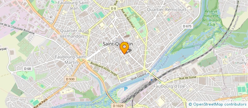 localisation de l'entreprise MONSIEUR JOSEPH MBELLA à SAINT-QUENTIN