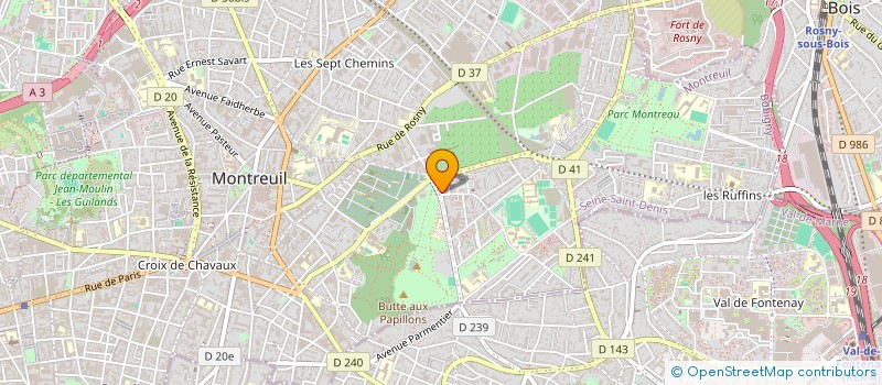 localisation de l'entreprise MONSIEUR JOSEPH MELIN à MONTREUIL