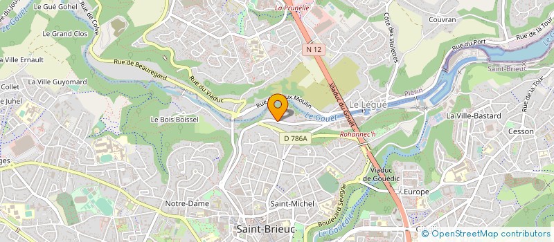 localisation de l'entreprise MONSIEUR JOSEPH MEMBRE à SAINT-BRIEUC