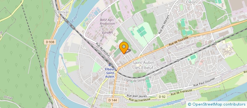 localisation de l'entreprise MONSIEUR JOSEPH MENDY  SAINT-AUBIN-LES-ELBEUF