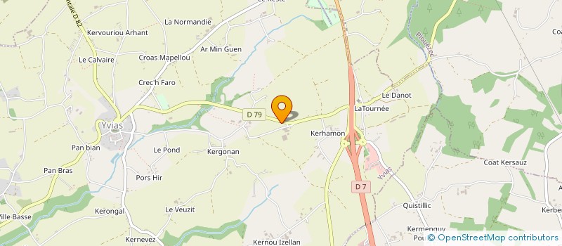 localisation de l'entreprise MONSIEUR JOSEPH MENGUY  YVIAS