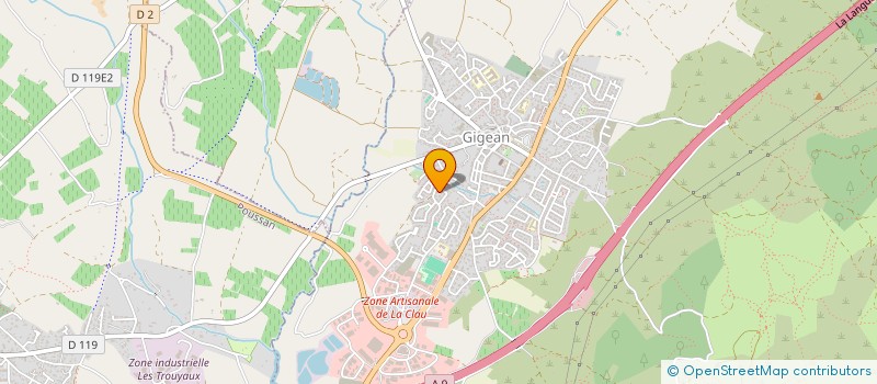 localisation de l'entreprise MONSIEUR JOSEPH MERCEUR  GIGEAN