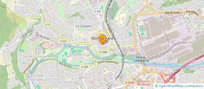 localisation de l'entreprise MONSIEUR JOSEPH MERCIER à MONTBELIARD