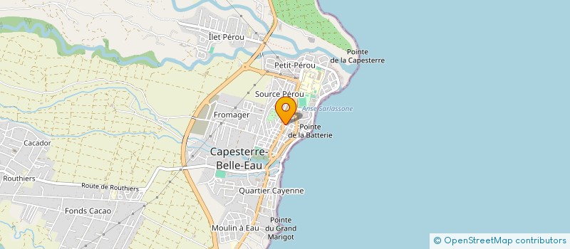 localisation de l'entreprise MONSIEUR JOSEPH MEROSIER à CAPESTERRE-BELLE-EAU
