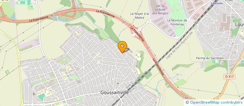 localisation de l'entreprise MONSIEUR JOSEPH MEROVE à GOUSSAINVILLE