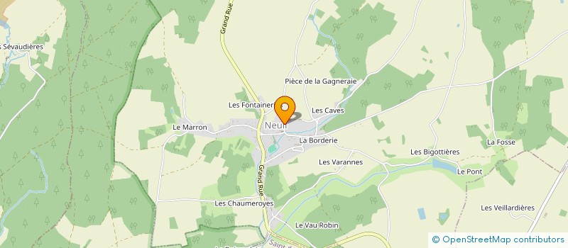 localisation de l'entreprise MONSIEUR JOSEPH METAIS à NEUIL