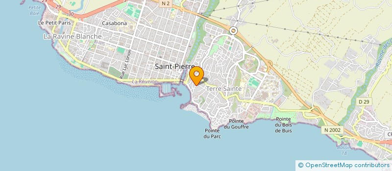 localisation de l'entreprise MONSIEUR JOSEPH MEVIZOU  SAINT-PIERRE