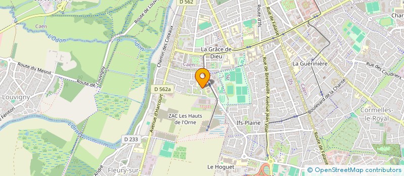 localisation de l'entreprise MONSIEUR JOSEPH MEYOBENE NTSAMA  FLEURY-SUR-ORNE